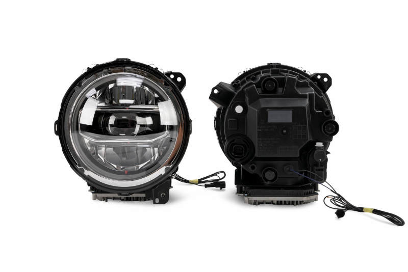 Jeep Wrangler JL Headlights - DV8 Offroad - LED Projector - Chrome - `18-`27